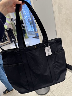 澳洲专柜Lululemon多口袋托特包帆布包网球包20L