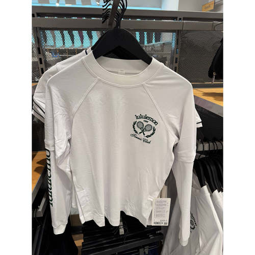澳洲Lululemon Layered Long-Sleeve 女士长袖圆领运动网球T恤