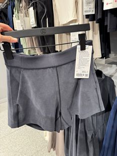 澳洲lululemon softstreme hr short 4寸高腰纯色三分休闲短裤