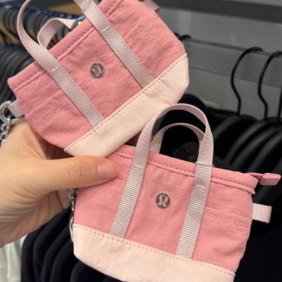 澳洲代购lululemon超迷你多口袋小包钥匙扣挂件