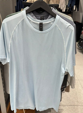 澳洲Lululemon Metal Vent 男士运动短袖T恤透气速干健身训练跑步