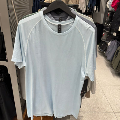 澳洲Lululemon Metal Vent 男士运动短袖T恤透气速干健身训练跑步