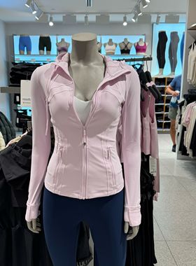澳洲lululemon Define nulu连帽短款/长款瑜伽修身夹克运动外套
