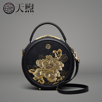 高档中国风女包真皮手拎包旗袍包