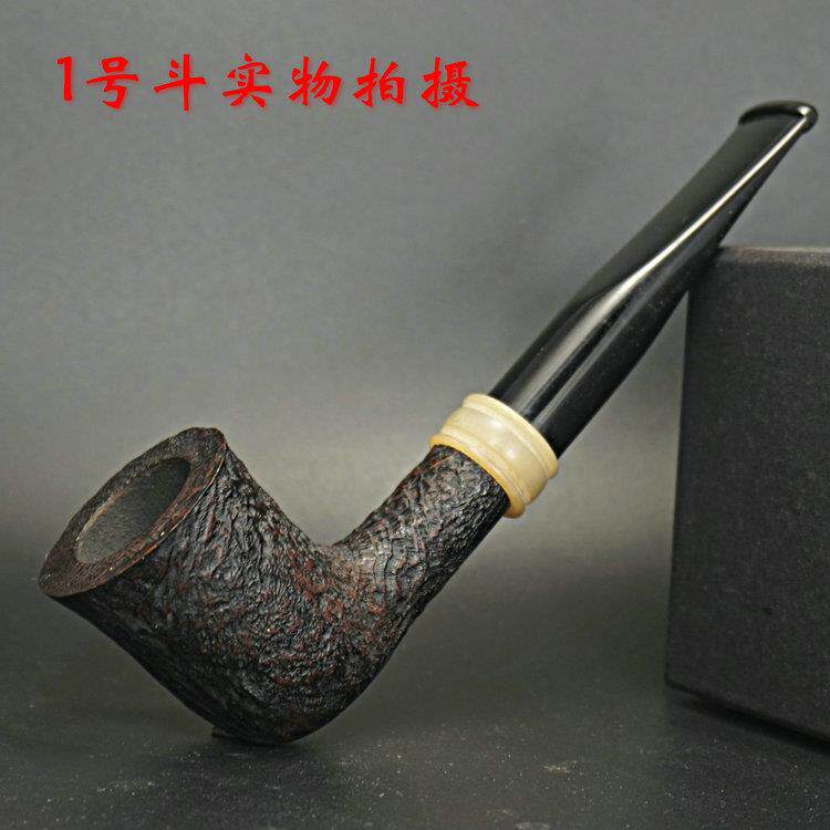 3毫米烟斗进口加拿大Silver Castle城堡 石楠木老式实木男士烟斗
