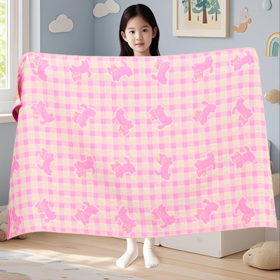 儿童纯棉纱布吸水浴巾2025新款