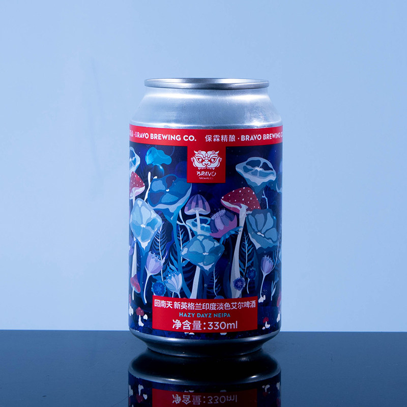 bravo 中国保霖 回南天 新英格兰风格印度淡色艾尔 精酿啤酒330ml