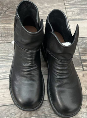 ZZJ 9152 冬季新品真皮休闲百搭女士鞋子