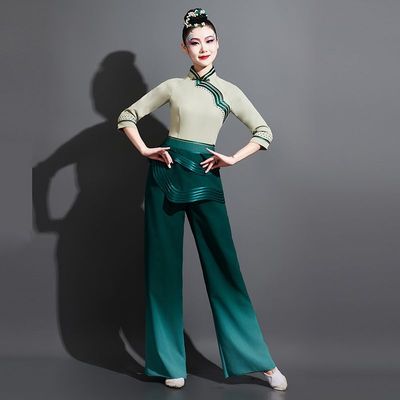 古典舞采茶舞蹈演出服女