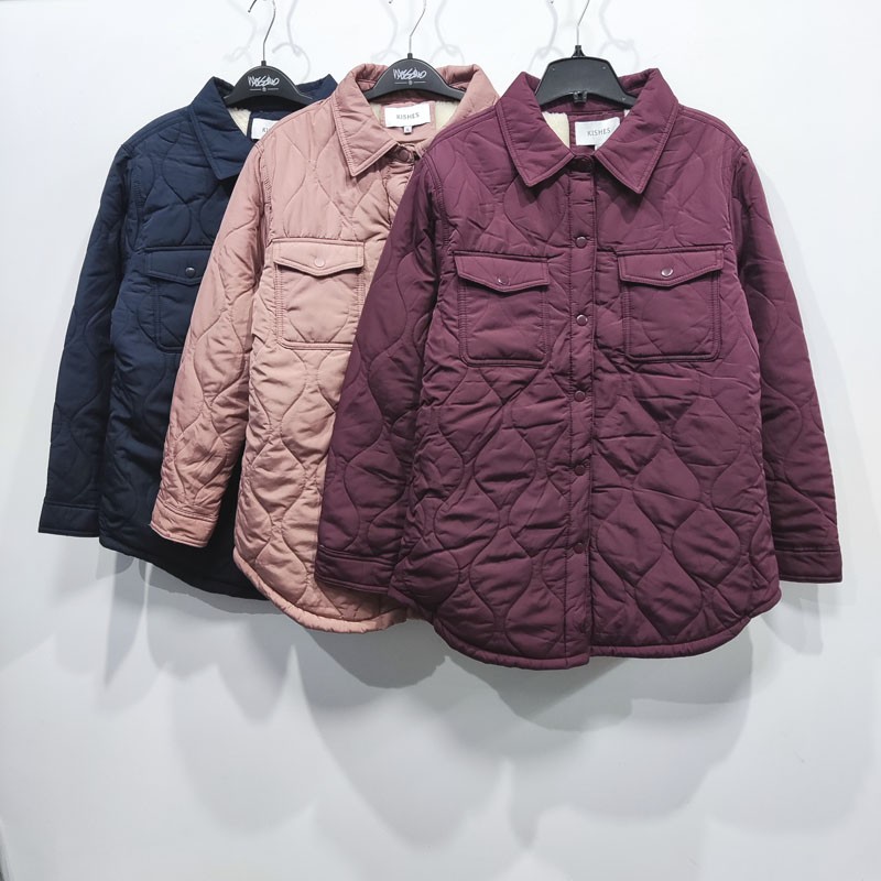 大码中长棉服外贸加绒通勤宽松