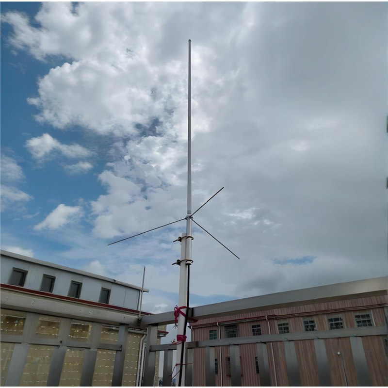 船用天线广播2.4米双频UV双段玻璃钢天线145/435中继台基地台天线