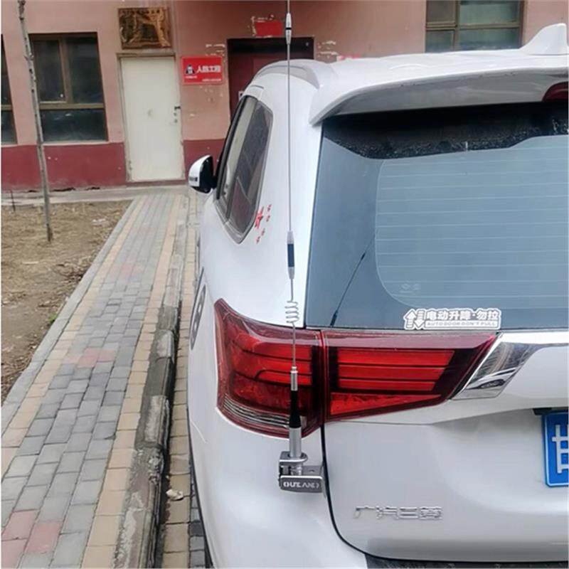 三菱欧蓝德专车专用防盗车台手台天线支架苗子夹边不锈钢卡边天线