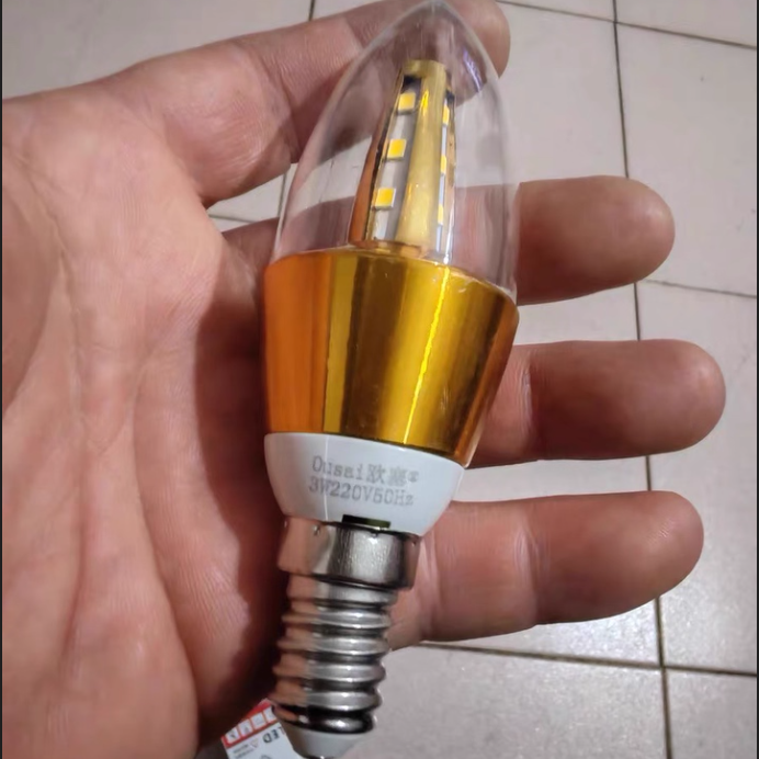 尖泡led蜡烛灯泡小拉尾