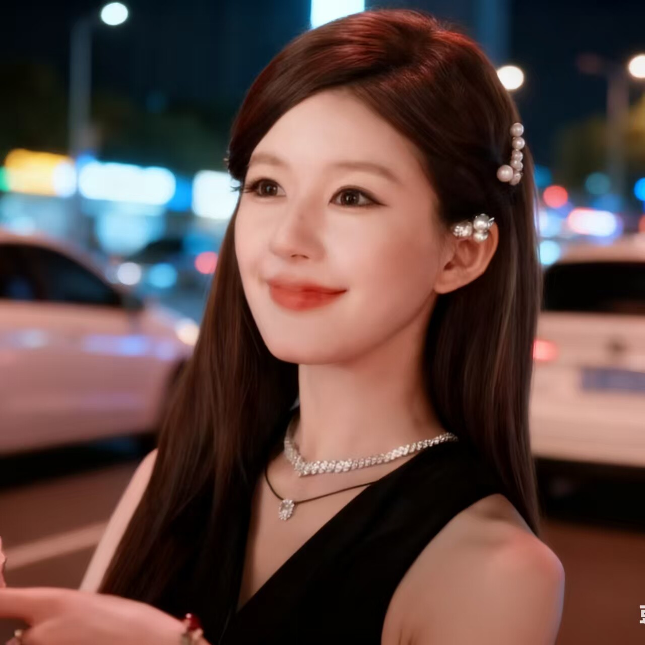 许我耀眼许妍赵露思同款珍珠耳夹