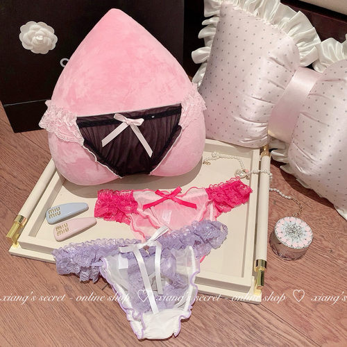 内裤性感甜美蝴蝶结蕾丝透气