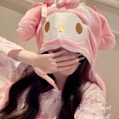 挚爱piano 香香 秘密 午休懒人盖毯斗篷空调毯美乐蒂保暖加绒新