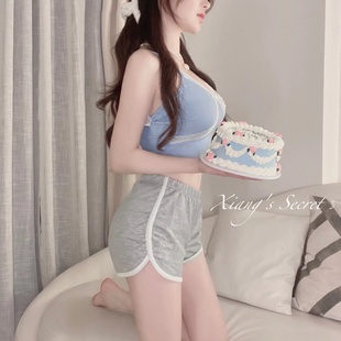 秘密 百搭瑜伽裤 闭眼入 睡裤 女辣妹 居家舒适运动瑜伽短裤 香香