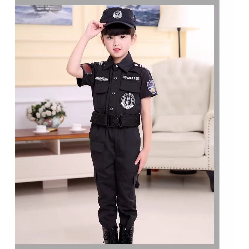 儿童小海军警察服幼儿园扮演空军飞行员套装中小学生合唱服表演服