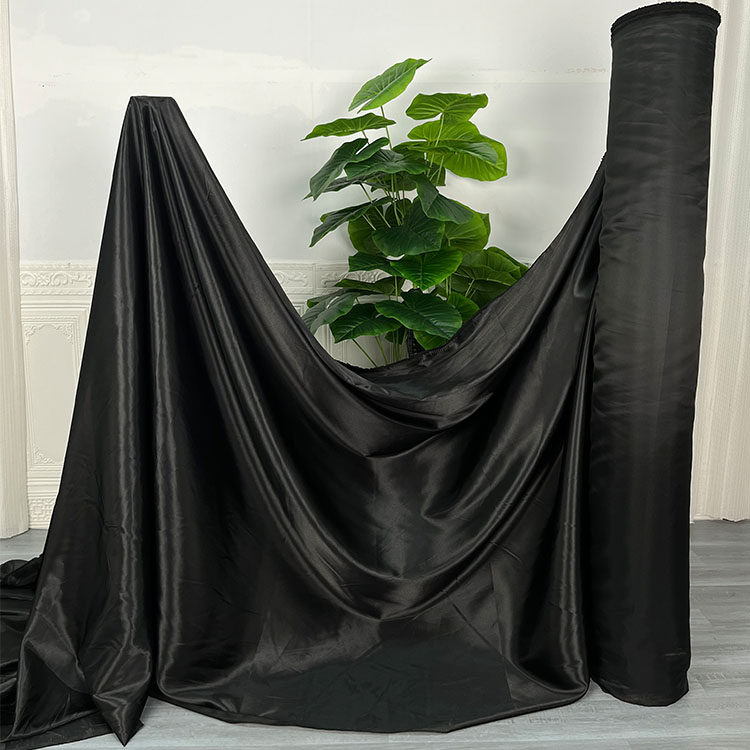 印染垂感黑色布绸缎丝绸小人舞摄影背景布diy舞台表演魔术防尘布