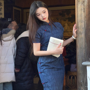 EACH崔九【再探故里】春夏款连衣裙文艺苏式江南新中式改良旗袍