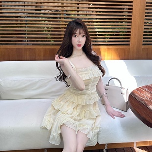 M900吊带裙连衣裙女套装 小个子海边度假两件套 夏季 裙子2025年新款