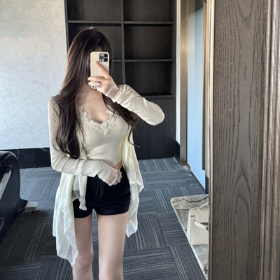 M900针织开衫外套女2025新款薄款