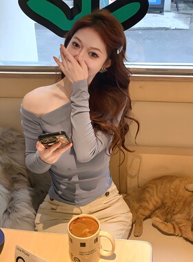 M900打底衫女秋冬2026年新款内搭长袖上衣t恤小个子洋气减龄短款