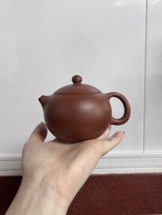 宜兴紫砂壶原矿红泥30年匠人手工制作西施壶210cc茶壶功夫茶具