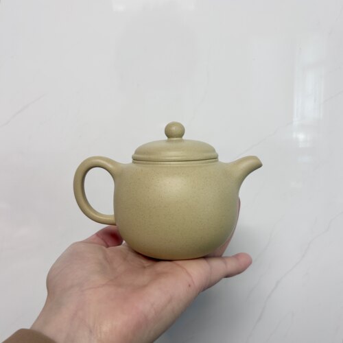 宜兴紫砂壶原矿本山绿泥手工制作紫砂壶200cc鲍尊壶家用茶壶190cc