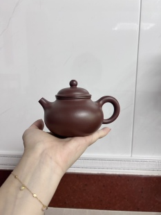 宜兴紫砂壶原矿龙血砂容天壶180cc手工制作泡茶功夫茶具家用茶壶