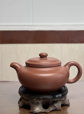 宜兴紫砂壶原矿紫泥清水泥仿古壶手工制作中式茶壶礼品茶具cc
