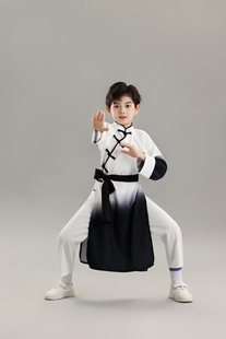 新款少儿太极咏春拳练功服男女学生运动会团体操中国风武术演出服