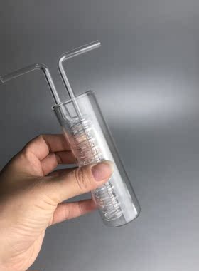 定做蛇形冷凝管冷却筒管径可选102030405060708090mmcm耐高温玻璃