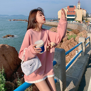 现货原创套头卫衣假两件立体熊可拆卸2131p95k148