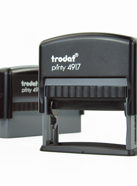 卓达trodat printy 4917支票抬头章单排名称地址章自动出墨易定位