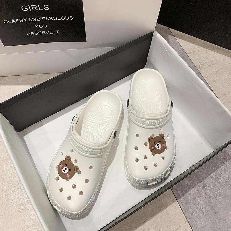 Explosive money Little Bear Crocs Exorcism Beach shoes non-slip Simplicity comfortable lovely ventilation soft sole Baotou Sandalsin the Women's Shoes, Sandals, Crocs category - from Buy2taobao.com to provide professional Taobao agent buy service