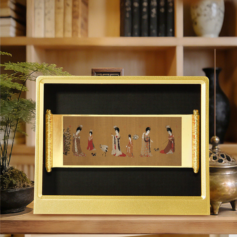 诗词字画冰箱贴摆台金属质感王羲之兰亭序瑞鹤图李白清平调九龙壁,节庆用品/礼品,文化创意冰箱贴,淘宝优惠券,粉丝福利购,淘宝优惠卷