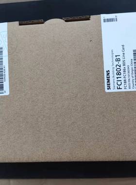 SIEMENS西门子消防FC1860报警主机回路卡BDS回路卡FCI1802-B1全新