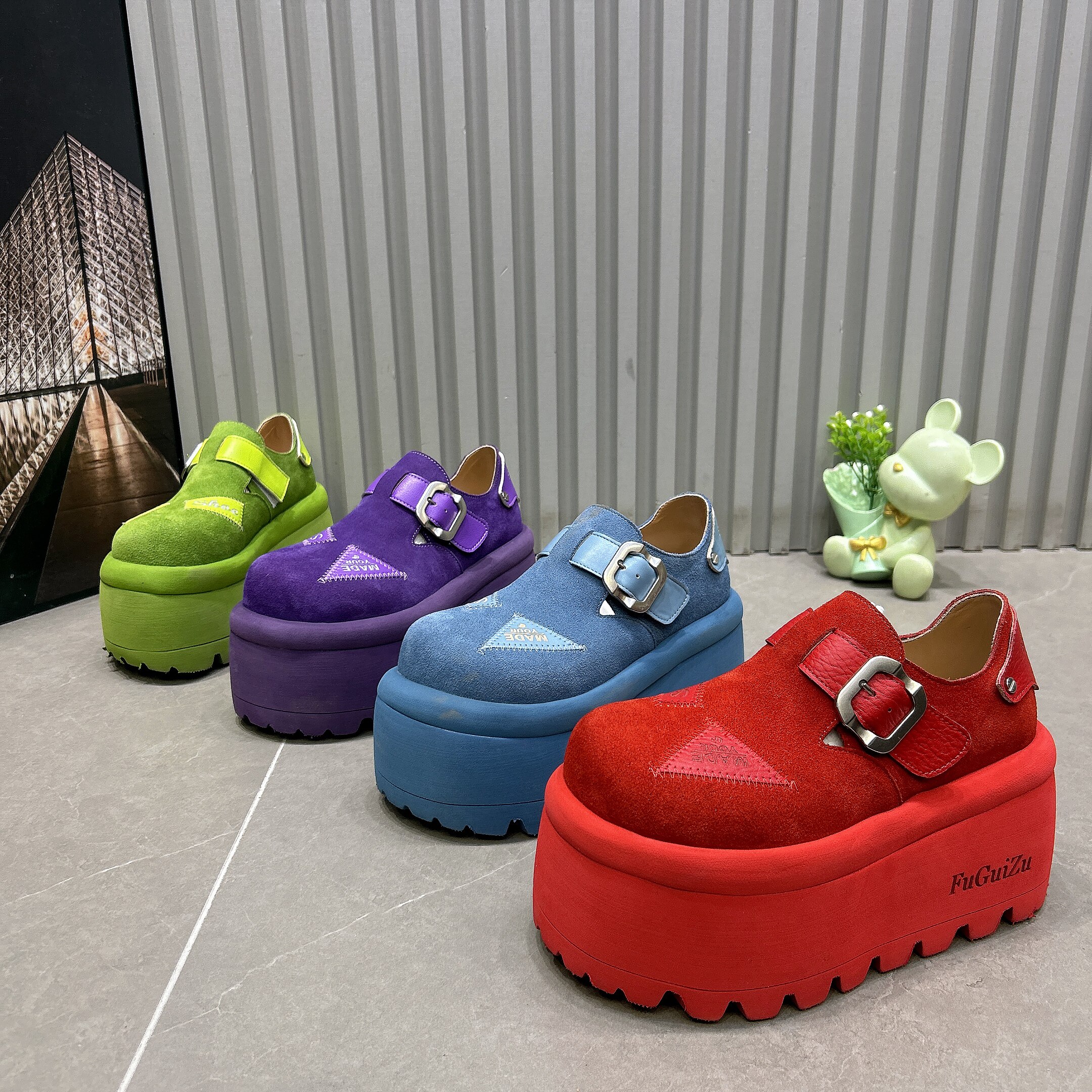 8cm厚底松糕鞋女2026早春新款小个增高休闲鞋百搭潮流板鞋面包鞋