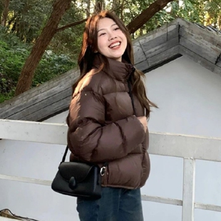 冬季棉衣女韩版小个子棉服2025年新款宽松加厚潮流棉袄肯豆风外套