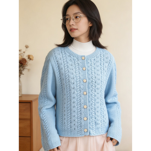 毛线手工编织图解书教程毛衣钩织棒针毛线手工diy（非成品）4-12