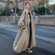 宽松中长款 超长款 韩版 2024新款 过膝高个子外套 风衣女到脚踝春秋季