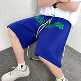 港风短裤男大码中性风短裤女男士中裤男潮流五分裤男DK7713P37，男装休闲裤，星座227-7