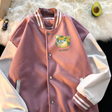 港风潮牌休闲宽松夹克男潮虎年老虎印花棒球服外套男JK7738P75，男装夹克，星座227-7