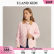 冬季 eland 女童复古宽松翻领棉服 新品 kids衣恋童装