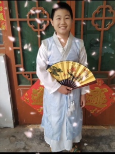 汉服男童夏季2023新款唐装儿童古装中国风古风帅气国学演出服秋季