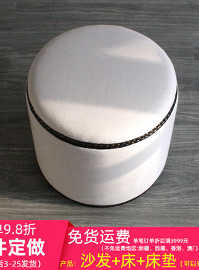 工厂定制外贸品质软包沙发凳