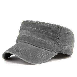 帽子男夏韩版春秋冬水洗牛仔布透气时尚户外遮阳平顶帽女休闲鸭舌