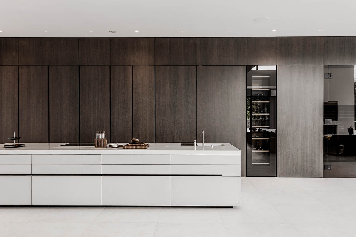 柏丽威法poliform同款定制进口橱柜意式岛台中厨西厨岩板大理石