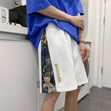 刺绣夏装短裤 宽松版青年潮牌拼接小熊五分裤 卫裤D787 P35,男装牛仔裤,电商A458A, 刺绣夏装短裤 宽松版青年潮牌拼接小熊五分裤 卫裤D787 P35,男装牛仔裤,电商A458A,